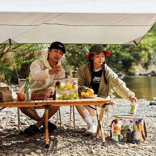 Складаний контейнер-відро для води Naturehike NH20SJ040 із ПВХ 20л (Прозоре) - фото 4