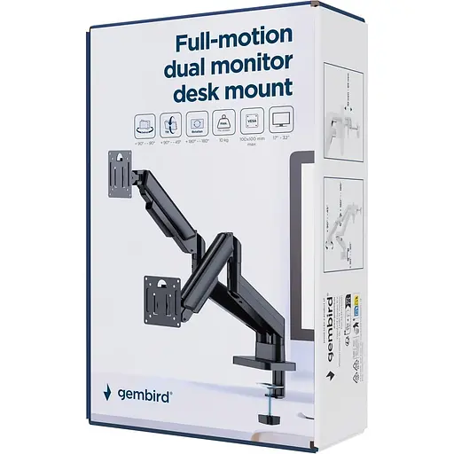 Кронштейн Gembird MA-DA2-06 MA-DA2-06 - фото 5