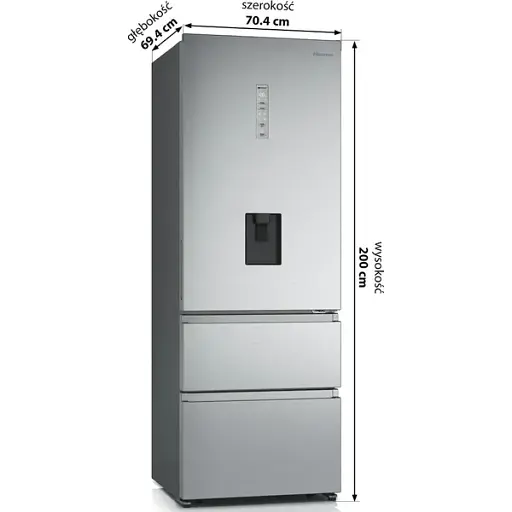 Холодильник Hisense RT641N4WIE1 (BCD 456WYR) (6895807) - фото 4