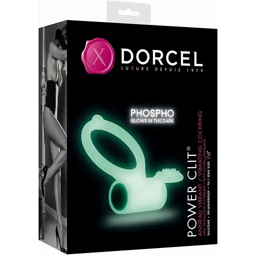 Ерекційне кільце Dorcel Power Clit White Phospho