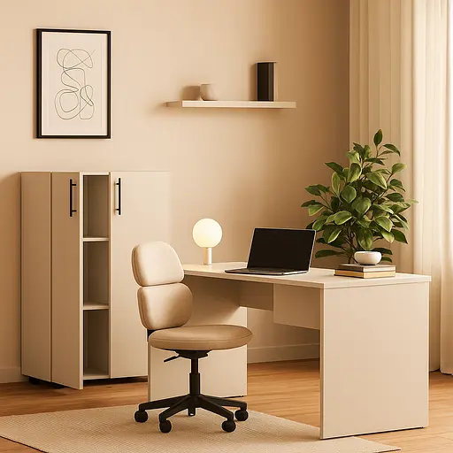 Шкаф для документов средний ОП-612 Orange-Line 700х347х1103 Кашемир - фото 3