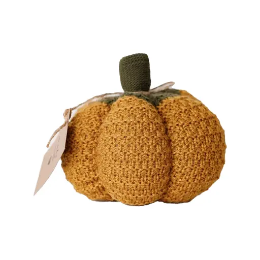 Декоративний текстильний виріб Прованс Pumpkin вохра 15 см (40267)