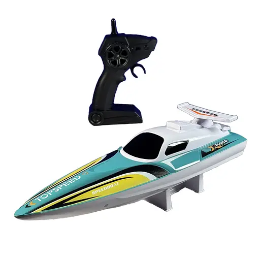 Катер на радіокеруванні, акумулятор, 34 см, USB-зарядка, 38.5x26x11 см (В асортименті)