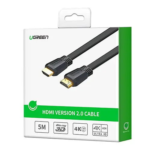 Кабель UGREEN ED015 HDMI Flat Cable 5m (UGR-50821) - фото 13