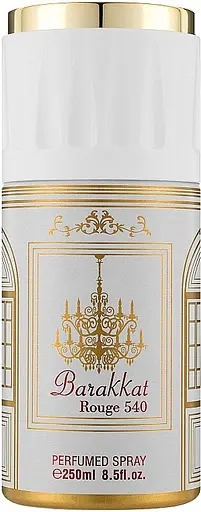 Дезодорант Fragrance World Barakkat Rouge 540 жiночий дезодорант 250 250 мл