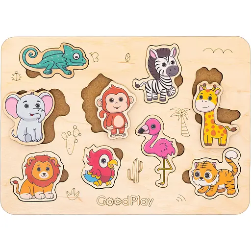 Пазл-сортер GoodPlay Сафарі (PS-4-016) - фото 2