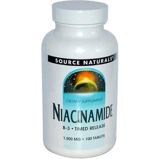 Ніацинамід В3 Source Naturals Niacinamide B3 1500 мг 100 таблеток