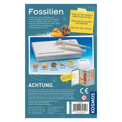 Раскопка окаменелостей Dig Out Fossils Kosmos - Набор для исследования (617226) - фото 3