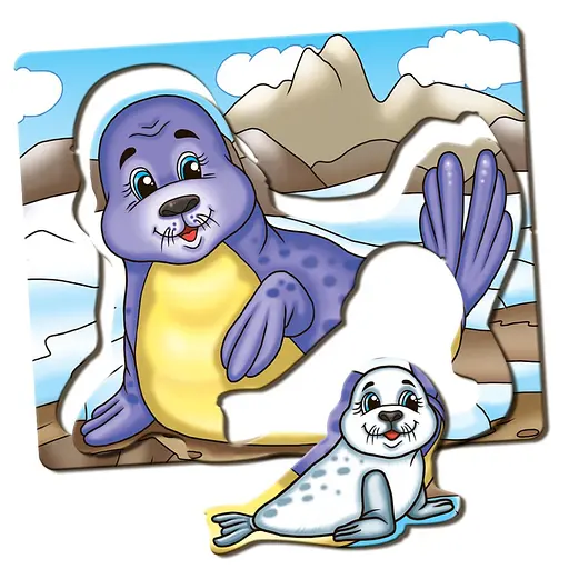 Дитяча розвиваюча гра Мами і малюки 81121 Північні тварини - фото 5