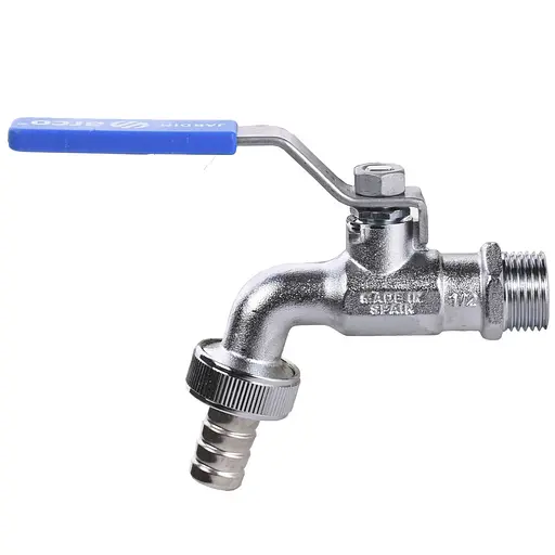 Кран Arco кульовий для поливу 1/2″ 0413 Nano AntiLime довга ручка - фото 1