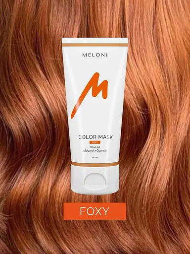 Тонирующая маска для волос Рыжий Color Mask Foxy Meloni 200 мл - фото 2