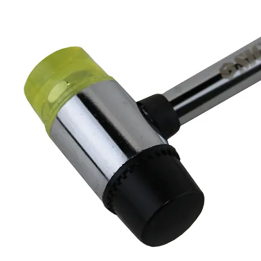 Молоток-киянка Sigma з гумово-поліуретановим бойком 370 г металева обгумована рукоятка (4317151) - фото 2