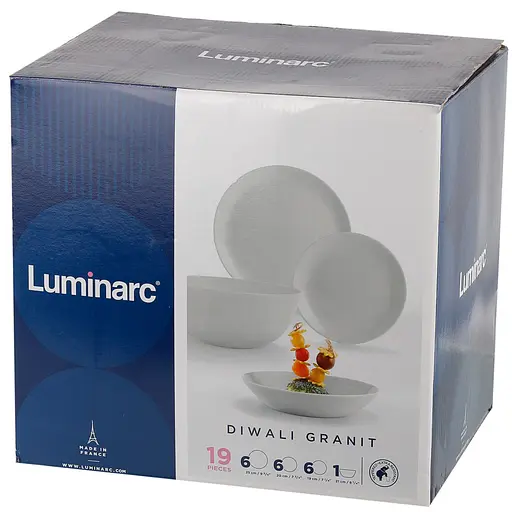 Столовый сервиз Luminarc Diwali Granit 19 предметов (P2920) - фото 12