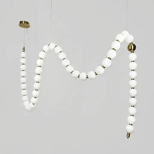 Люстра із серії Perla на 40 кульок 400 см 3 світлових режими | Line F | Арт. SG012/45 AB - фото 1