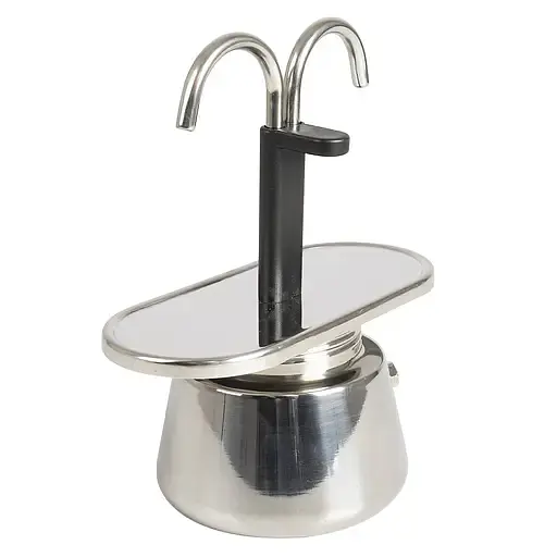 Кофеварка гейзерная Bo-Camp Stainless Steel 2-cups Silver серебристая (2200545) - фото 8