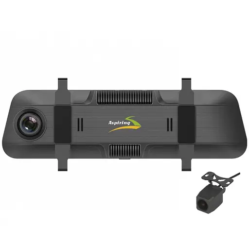 Відеореєстратор Aspiring Maxi 4 Speedcam, WIFI, GPS, 4K, X2 Camers (дзеркало заднього виду) - фото 4