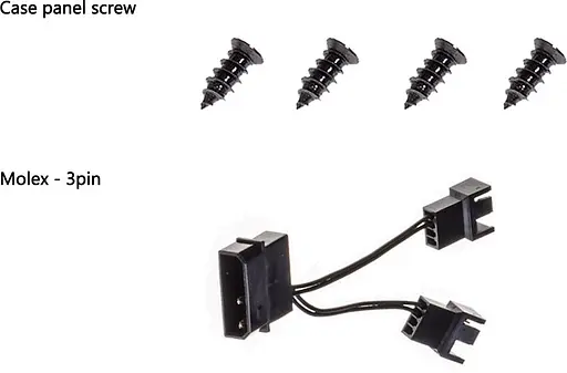 Вентилятор ID-Cooling WF-12025-SD-W, 120x120x25мм, 3-pin, черний с белим (WF-12025-SD-W) Б/в - фото 3