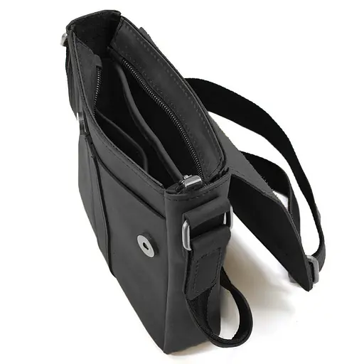 Кожаная мужская сумка через плечо LIMARY 22х18х5 см sum0025887 - фото 2