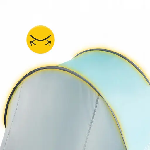 Намет пляжний 4FIZJO Pop-Up 195 x 120 см саморозкладний Grey/Mint (P-5905973401432) - фото 11