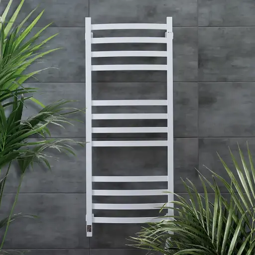 Рушникосушка електрична Navin Avalon 480х1200 Sensor права, біла - фото 6