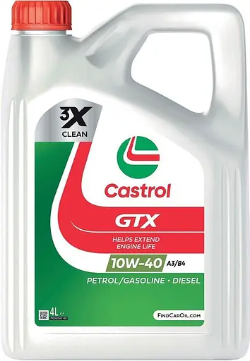 Моторна олива CASTROL GTX ULTRACLEAN 10W40 4л (15F123)