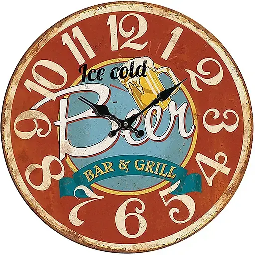 Годинник настінний Technoline 596831 Beer (596831) - фото 1