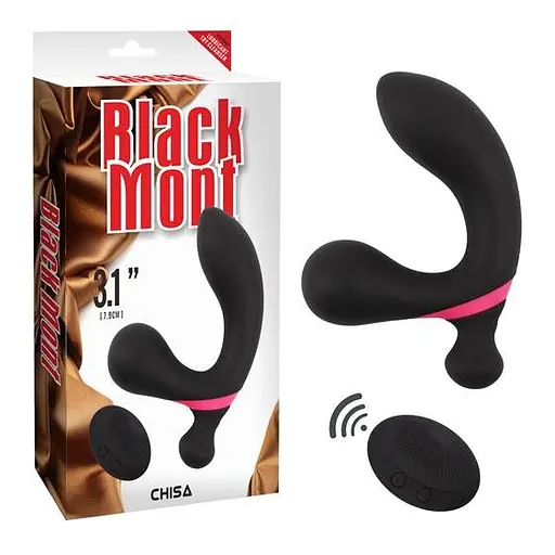 Стимулятор простати Black Mont P-spot Probe, 12.8 см чорний - фото 3