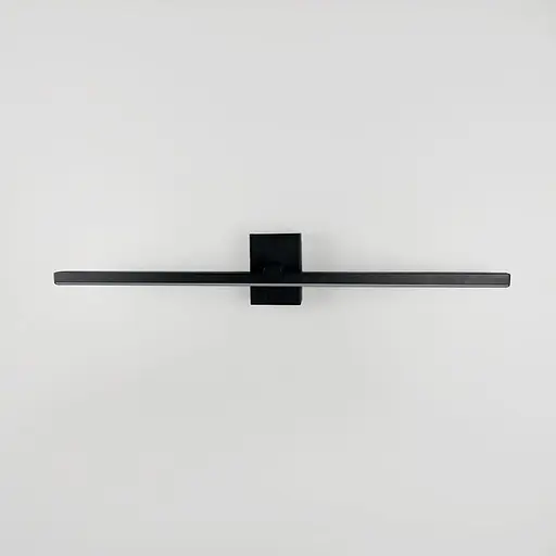 Світлодіодне видовжене бра у чорному металевому корпусі 60х7,5х9 см Line F Арт. C24/600 BK - фото 2