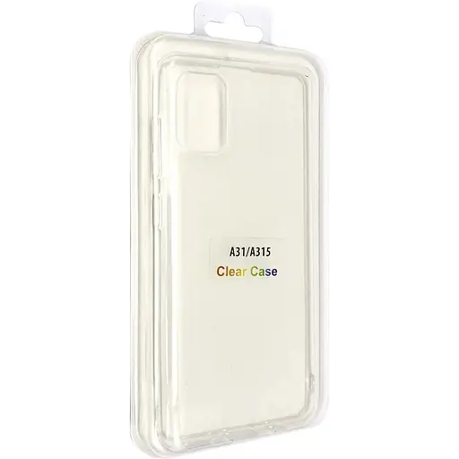 Чехол-накладка Molan Cano Silicone Jelly Glitter Clear Case для Samsung Galaxy A31 (SM-A315) (clear) - фото 3