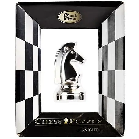 Головоломка Cast Puzzle Cast Chess Knight silver Шахматная лошадь 473683 - фото 2