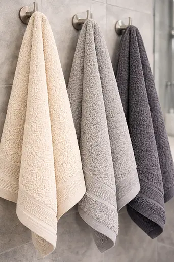 Набір турецьких рушників для ванної 50x90 см 3 шт TC303376184 - фото 3