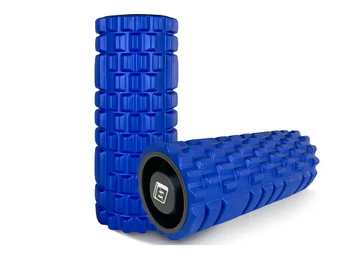 Масажний ролик EasyFit Grid Roller 33 см v.1.1 Синій (EF-2020a-BL) - фото 2