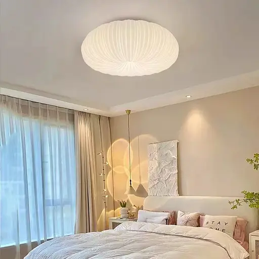 Стельовий світильник з білим фігурним абажуром Ø 50 см | Арт. SG 29-550 | Line F - фото 7