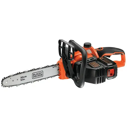 Аккумуляторная цепная пила Black&Decker с АКБ и ЗУ GKC3630L25 - фото 1