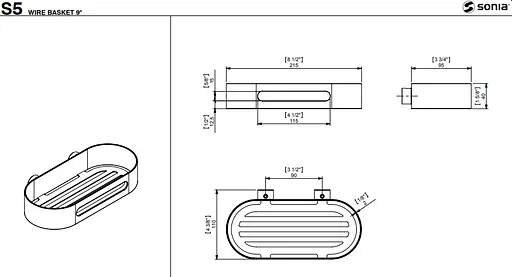 Полка для душевой кабины Sonia S5 141494, Хром - фото 3
