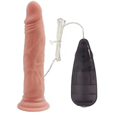 Вібратор Chisa T-skin ReaL G-Spot Beast Vibrator Dildo 21.4 см тілесний