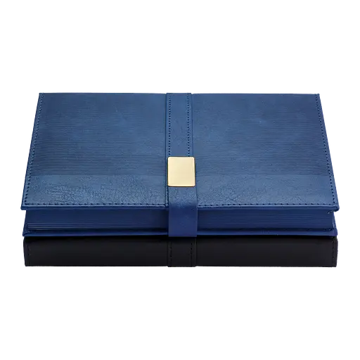 Ежедневник недатированный Buromax Leroy A5 искусственная кожа 336 страниц синий (BM.20780-02) - фото 5