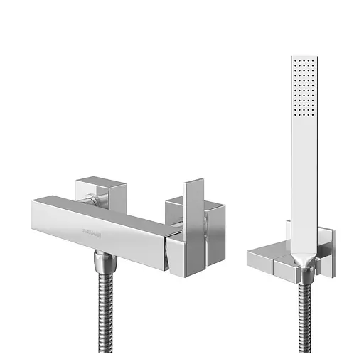 Смеситель для душа Kohlman Excelent chrome настенный KPL-QW120H Хром - фото 1