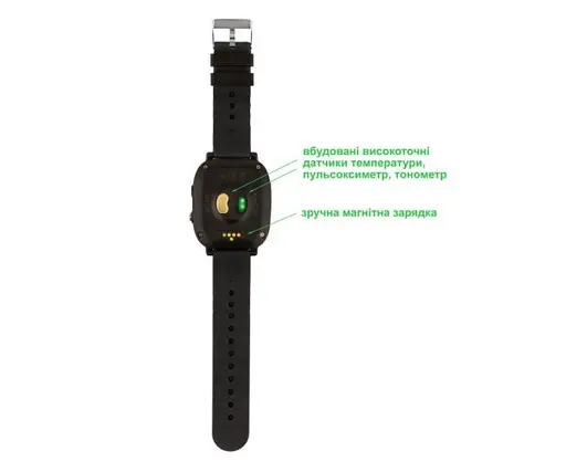 Детские смарт-часы Amigo GO005 4G WIFI Thermometer черные - фото 6