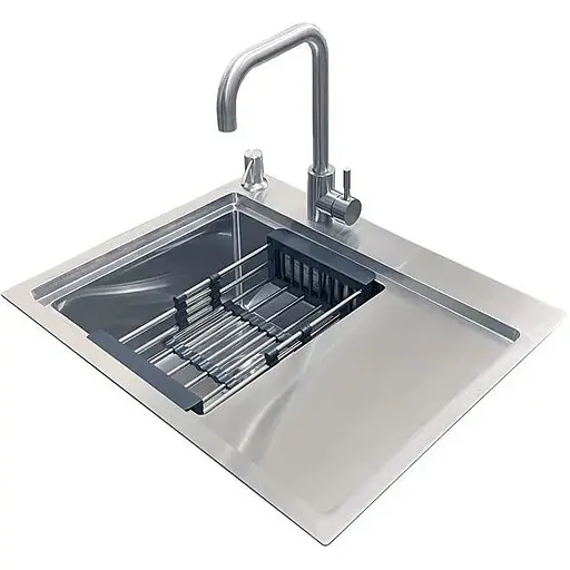 Комплект мийка + змішувач Romzha Caravela 58L (B) - фото 1