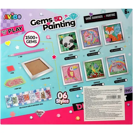 Набір для творчості Мозаїка Єдиноріг (985945) - фото 2