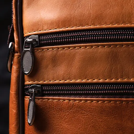 Чоловіча шкіряна сумка Vintage 19х25х5 см sum0022451 - фото 9