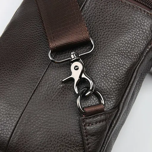 Сумка кожаная мужская Vintage 15х25х4 см sum0012324 - фото 8