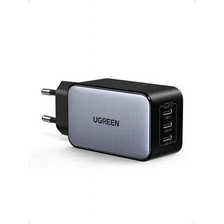 Зарядний пристрій Ugreen 65W GaN Nexode X556 3 порта USB-C EU вилка - фото 1
