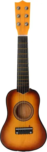 Гитара деревянная, 52 см, 6 струн, с медиатором (в ассортименте)