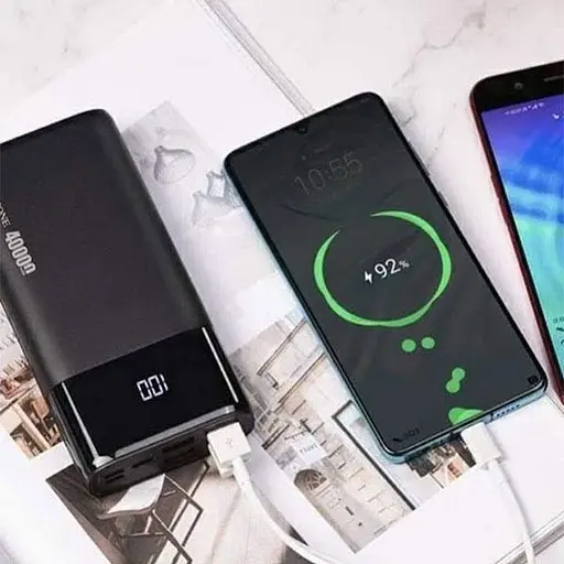 Універсальна мобільна батарея Power Bank Borofone DBT01 PD 40000mAh PD18W+QC3.0 (Чорний) - фото 6