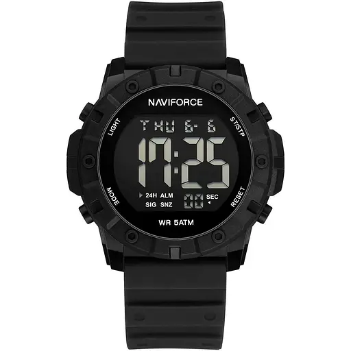 Наручний годинник чоловічий Naviforce Professional Чорний (3273)