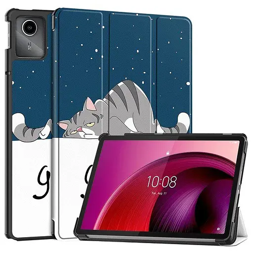 Чохол HardPrinted з малюнком Lenovo Tab M11 2024 TB330 TB331 Сплячий Кіт