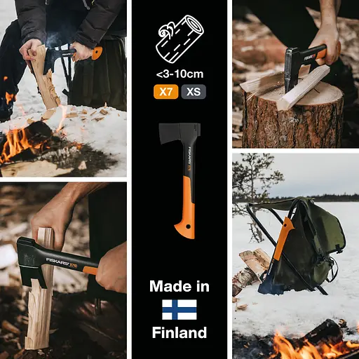 Туристический топор Fiskars X7 XS (1015618) - фото 4