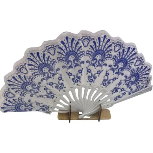 Аксессуар веер Голубое кружево (в ассортименте)